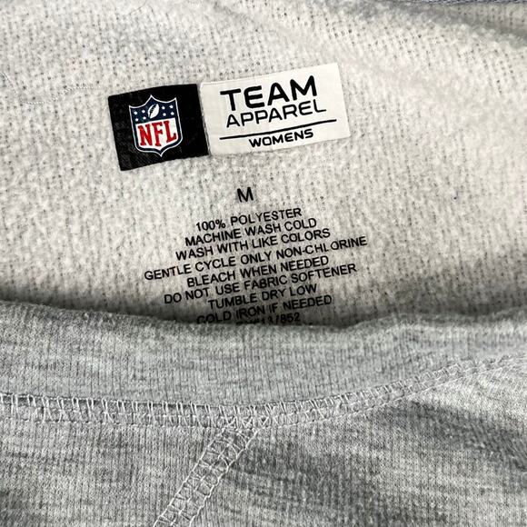 Women’s NFL Team Apparel M Gray Eagles “Let’s Fly” Sweatshirt – Excellent Cond - Picture 3 of 10